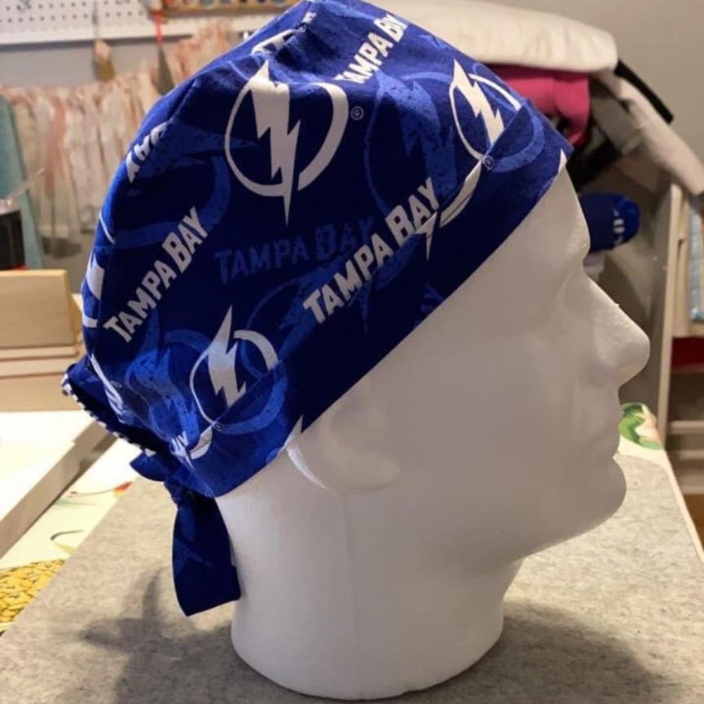 Tampa Bay Lightning OR Scrub caps/hats